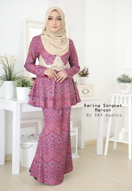  PEPLUM  SONGKET  DARINA trendy beauty anggun 