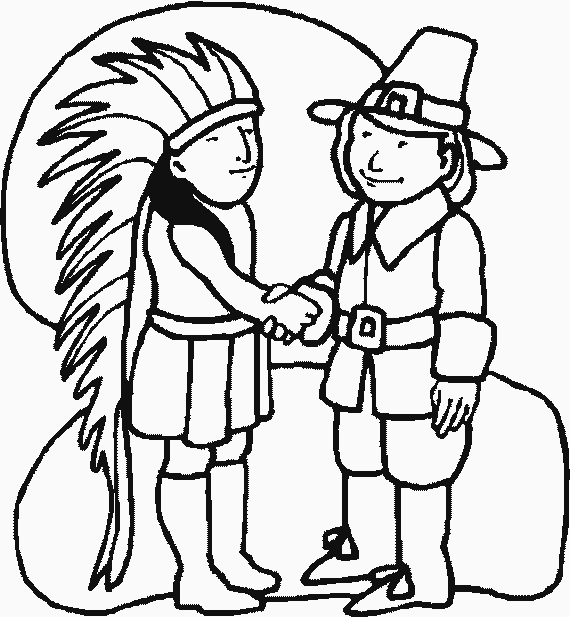 Native American Indian Coloring Pages title=
