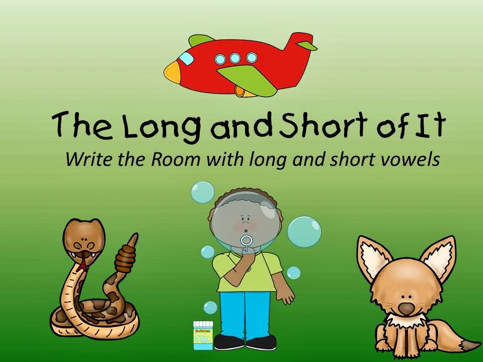 http://www.teacherspayteachers.com/Product/The-Long-and-Short-of-It-Write-the-Room-with-Long-and-Short-Vowels-1113603