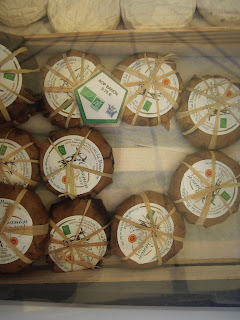 Banon cheese for sale in Forcalquier market