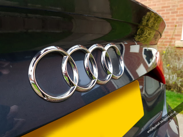 Audi S5 Sportback Boot Lid Four 4 Rings Logo Badge