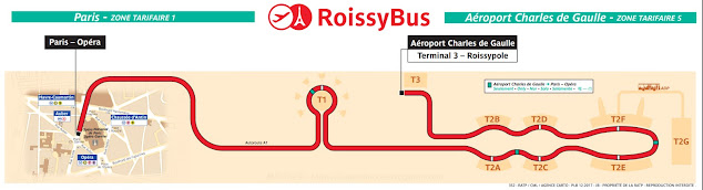 RoissyBus 路線圖