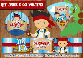 Kit Festa Jake e os Piratas