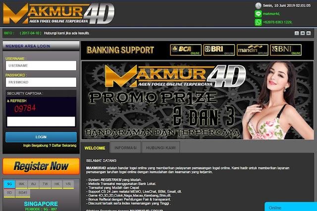 6 SITUS TOGEL ONLINE TERPERCAYA DI INDONESIA 2019-2020