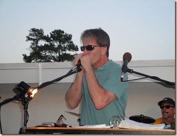 Rick on harmonica