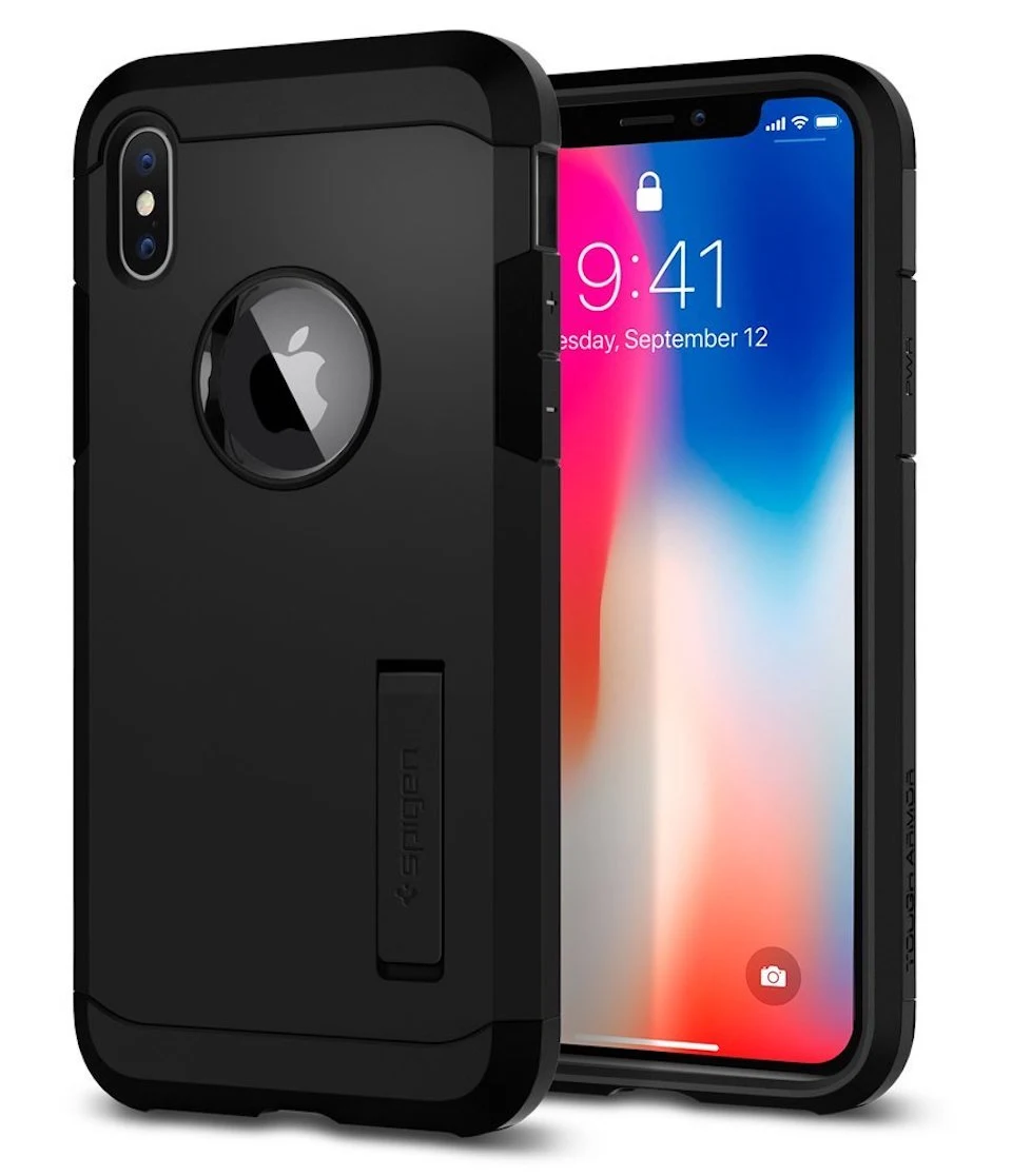 Custodia per iPhone X Spigen Tough Armor 