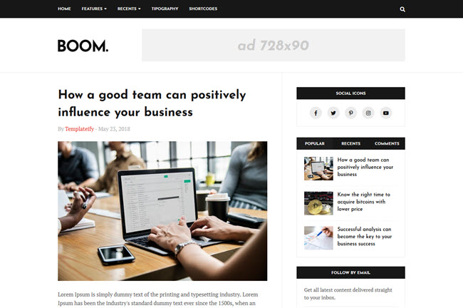 Boom Blogger Template Boom Blogger Template