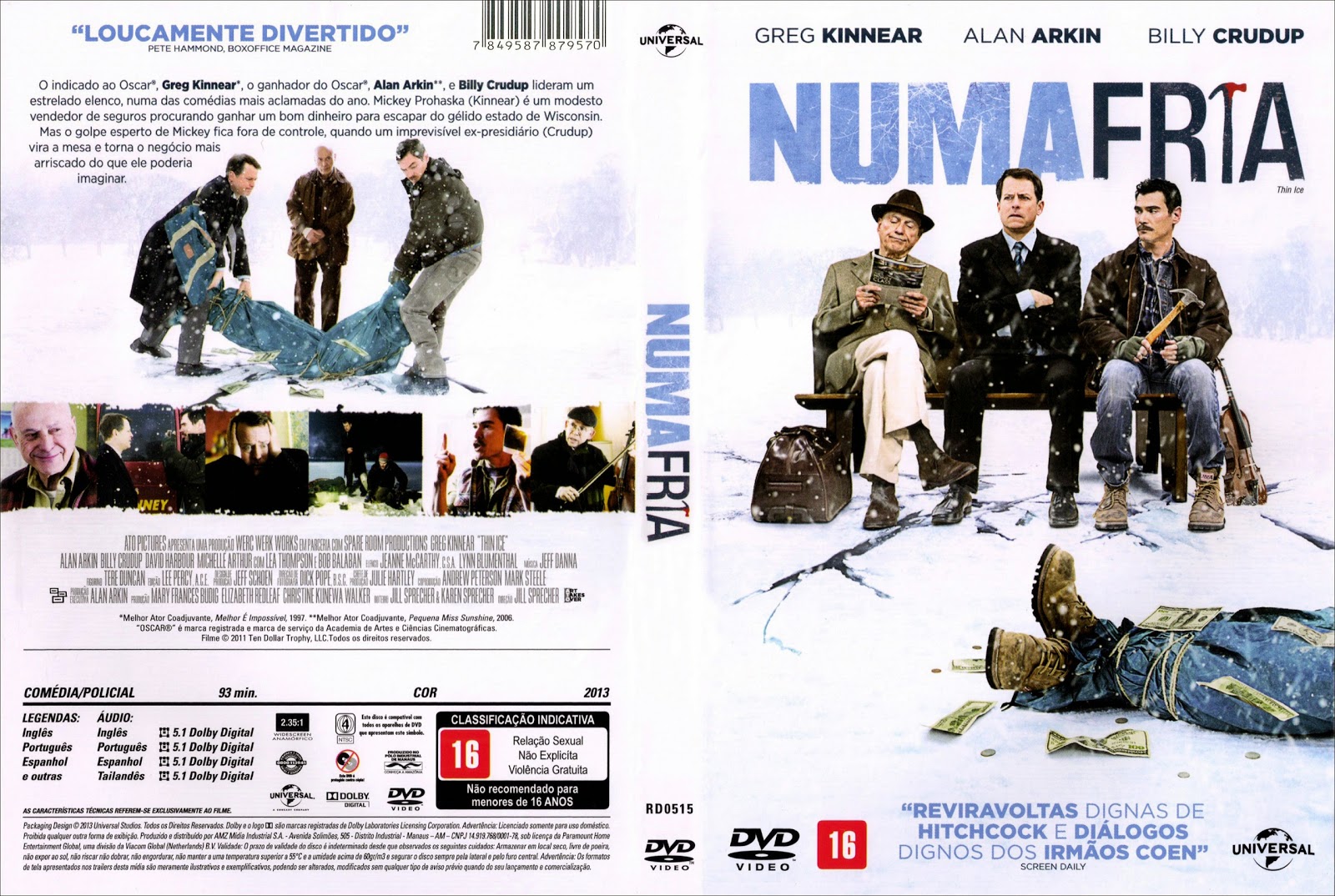 Capa DVD Numa Fria