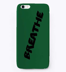 Breathe iPhone Case Dark Green