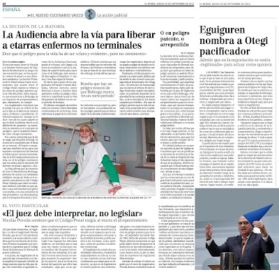 Hoy viene el payaso catalanista a intentar dar otro sablazo a la economía española. Esperemos que por otros intereses, Rajoy no nos traicione como en el caso Bolinaga