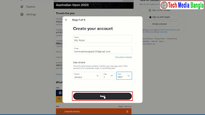 Create Your Account