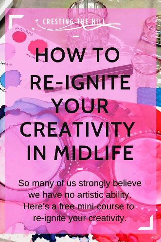 So many of us strongly believe we have no artistic ability. Here's a free mini-course to  re-ignite your creativity.