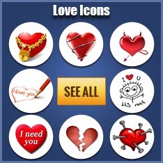 Facebook Love Emoticons