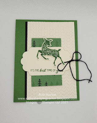 stampin up, peaceful deer