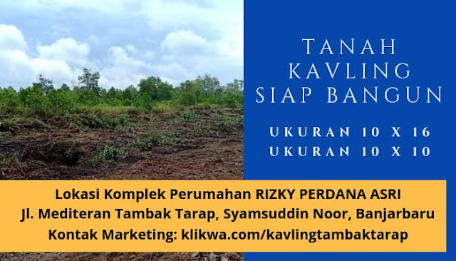 Jual Tanah Kavling Di Banjarbaru