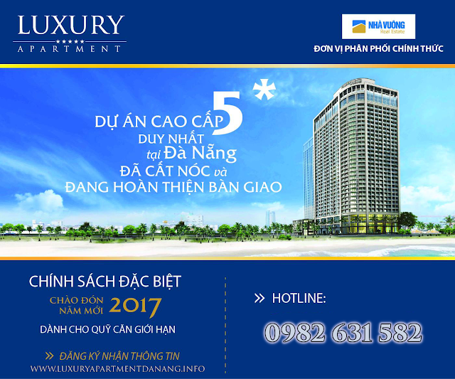 Mở bán căn hộ 5 sao Luxury Apartment Đà Nẵng