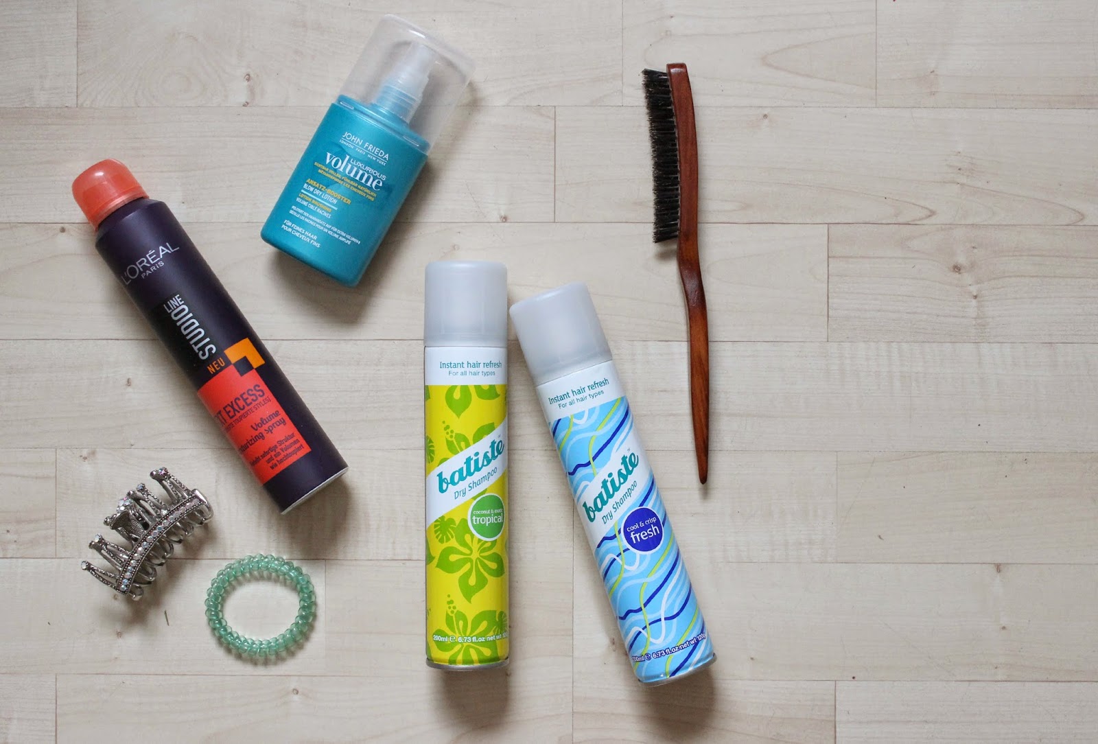 hair products batiste john frieda L'oreal