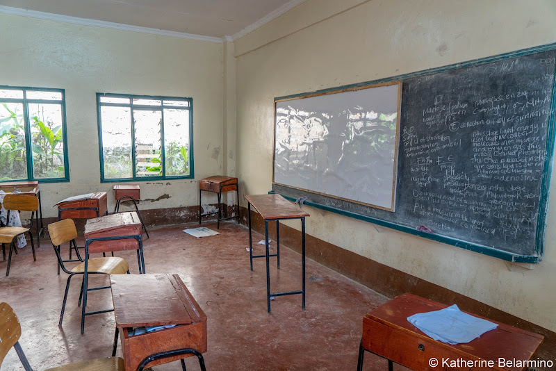 Uhuru Girls Academy Classroom Volunteering in Kenya with Freedom Global