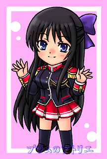 プラムのアトリエ ワルキューレ ロマンツェ 龍造寺 茜 制服ver 冬服 ミニキャラ ちびキャラ イラスト