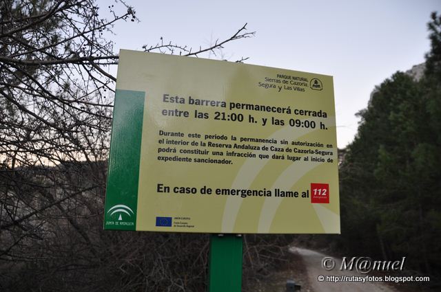 Collado Fuente Bermejo - Salto de los Organos