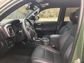 Front seats in 2020 Toyota Tacoma TRD PRO