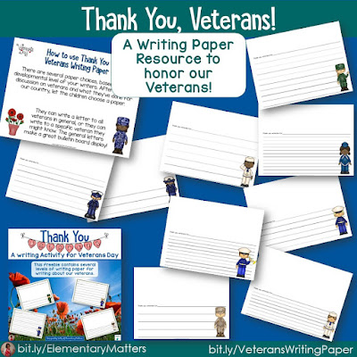 November Resources: Suggestions and resources for Election Day, Veterans Day, and Thanksgiving Day, including some freebies!