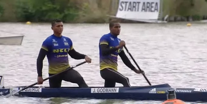 O medalhista Olímpico Isaquias Queiroz terá Jacky Godmann como parceiro no C2 1000m. nas Olimpíadas