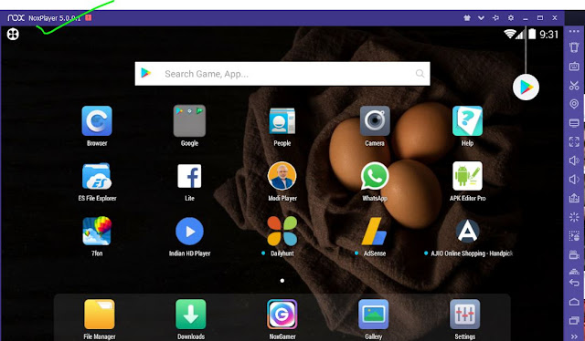  You tin laissez passer on notice scan whatever sort of game bloom on PC together with play Windows NoxPlayer 6.3.0.6 Win / Mac Android Simulator for Windows together with Mac Free Download