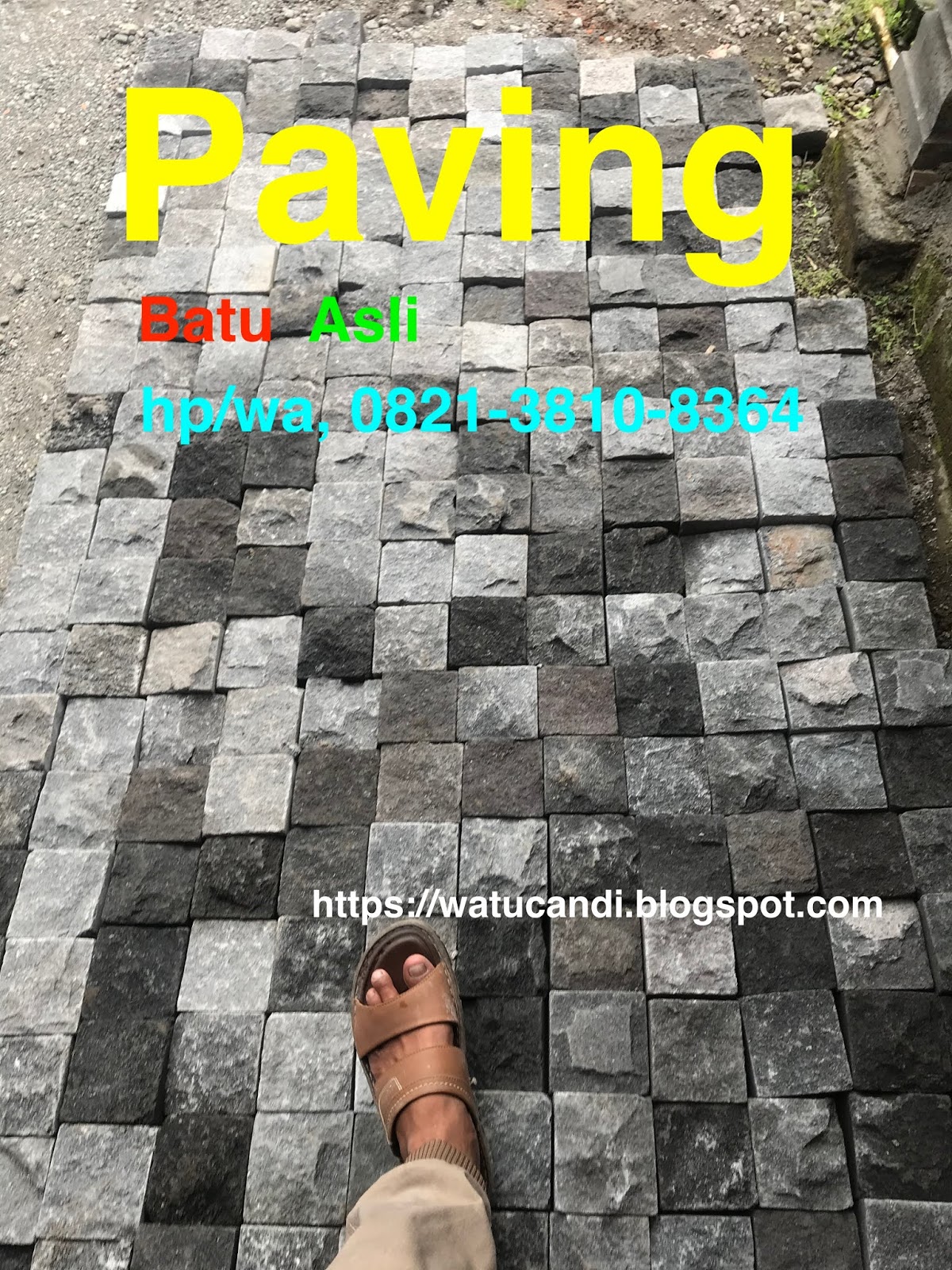 Jual Lantai  Untuk Taman Paving Bahan Batuan Alam  Asli 