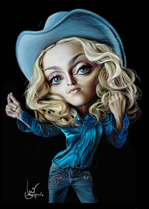 madonna caricature