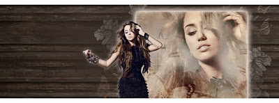Facebook Timeline Cover Of Miley Cyrus.