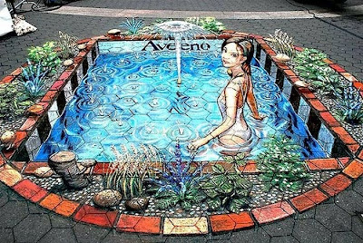 Stunning 3-dimensional drawings on asphalt Seen On www.coolpicturegallery.us