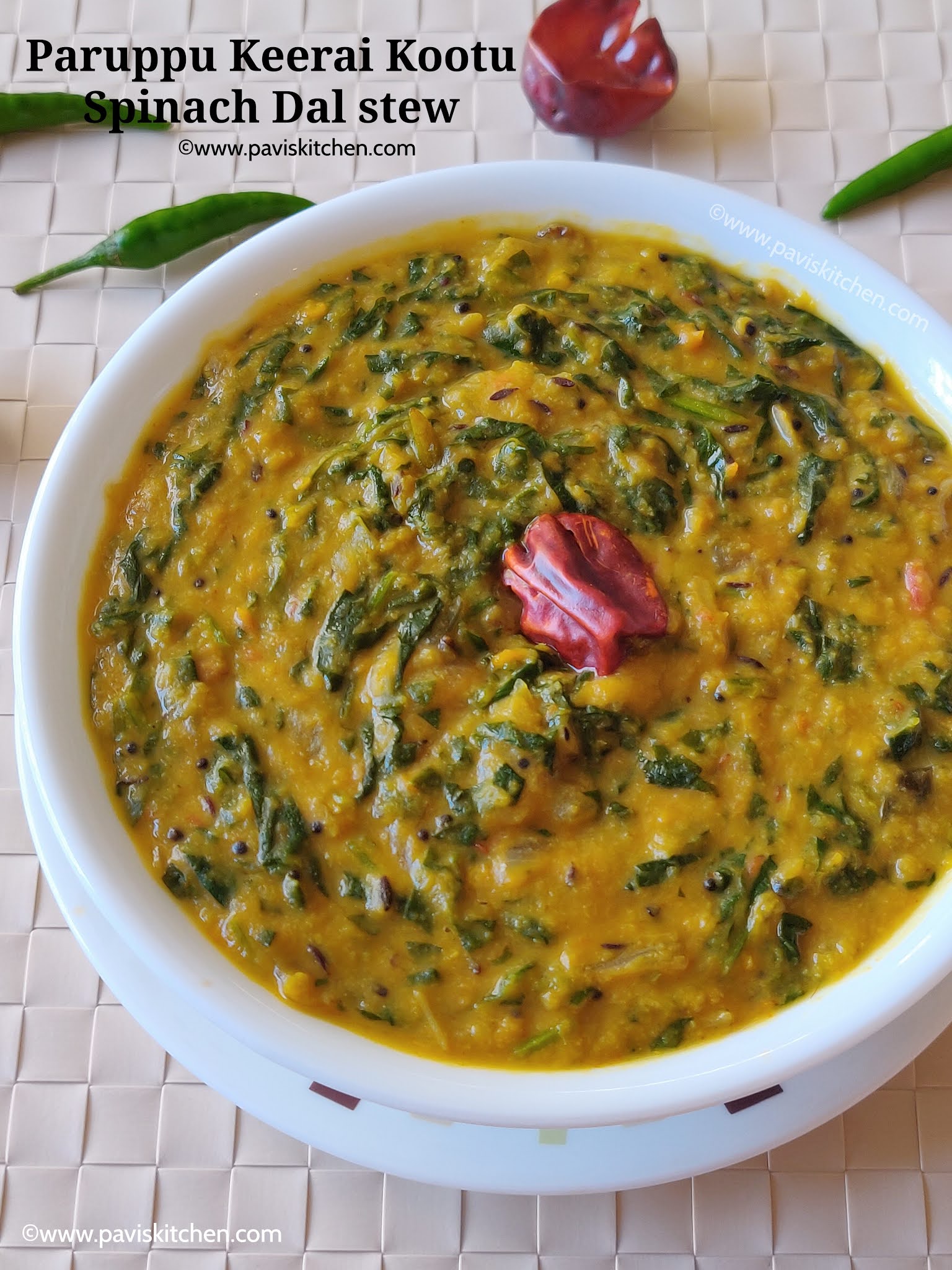 Paruppu keerai kootu recipe | Paruppu keerai masiyal | keerai molagootal | Spinach moong dal stew