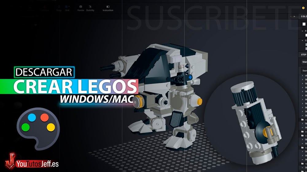 Contruye Legos en 3D, Descargar BrickLink Studio Ultima Versión