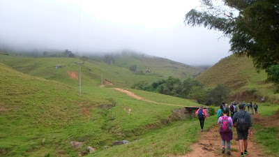 Caminhantes na trilha