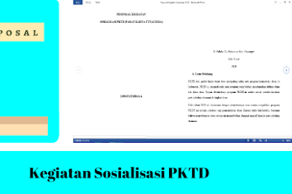 (Pdf) Contoh Proposal Desa Sosialisasi PKTD