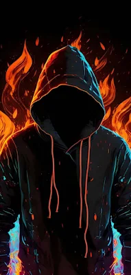 Hoodie Guy In Fire iPhone Wallpaper is a free high resolution image for Smartphone iPhone and mobile phone.