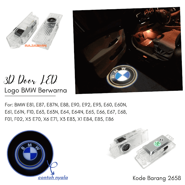 Lampu Sorot Pintu / 3D Door LED BMW