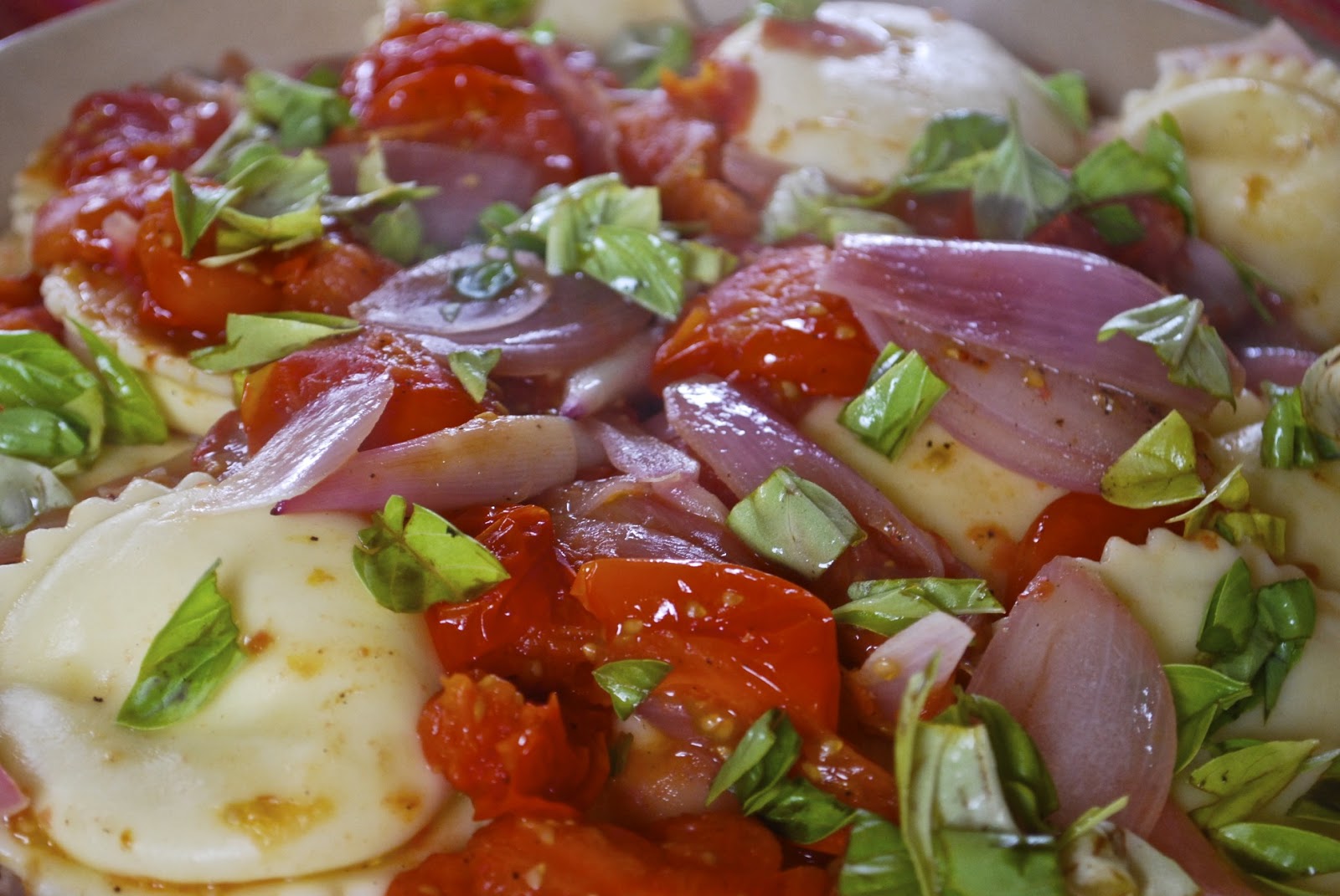 quot;Pointlessquot; Meals: Ravioli with a Fresh tomato, Shallot Sauce