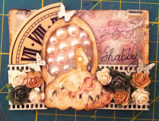 mixed media bacgkground, how to do mixed media bacground, ATC, Shabby vintage, title=