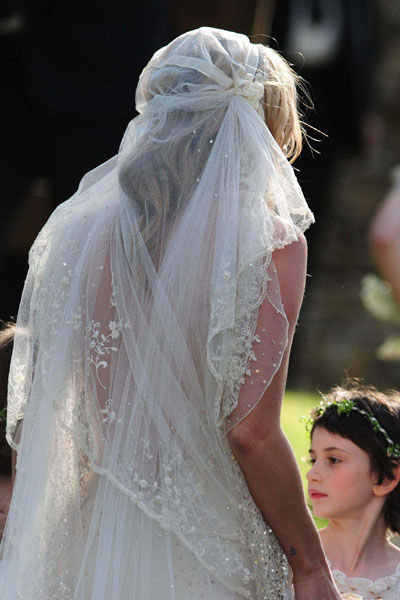 La robe de mariÃ©e de Kate Moss