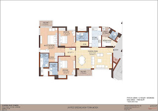 Jaypee Greens Garden Isles Floor Plan