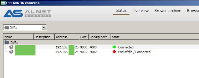 ALNET Systems error "End of file / Connected" CMS4