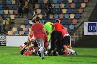 Partido entre el Barakaldo y el Mutilvera