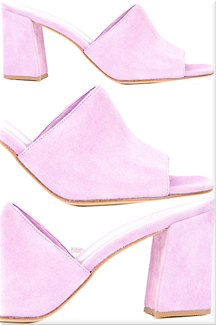 ♦Maryam Nassir Zadeh pink Mar suede mules #shoes #pink #pantone #brilliantluxury