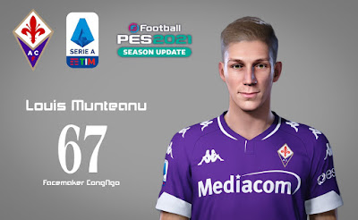 PES 2021 Faces Louis Munteanu by CongNgo