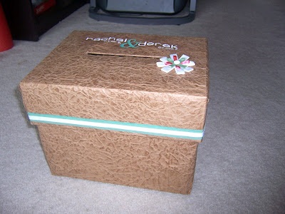 Wedding Card Boxes on Green Iowa Wedding  Recycled Wedding Card Box