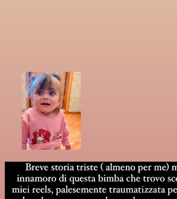 storia Instagram Elettra Lamborghini bambina in adozione o affidamento burocrazia