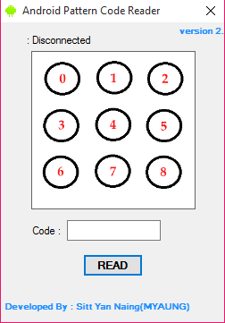 Pattern Lock Reader