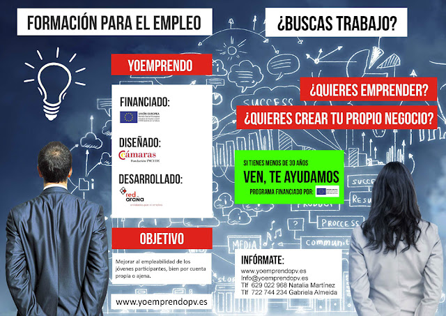 Cartel del programa YoEmprendoPV